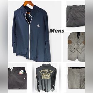 Men's clothing... causal, dressy, office. It's all found here.